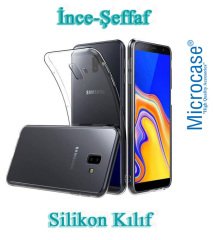 Microcase Samsung Galaxy J6 Plus İnce 0.2 mm Silikon Kılıf + CAM