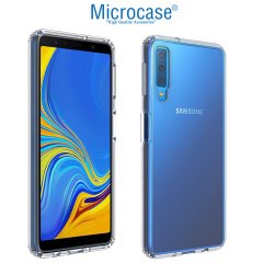 Microcase Samsung Galaxy A7 2018 İnce 0.2 mm Silikon Kılıf + CAM