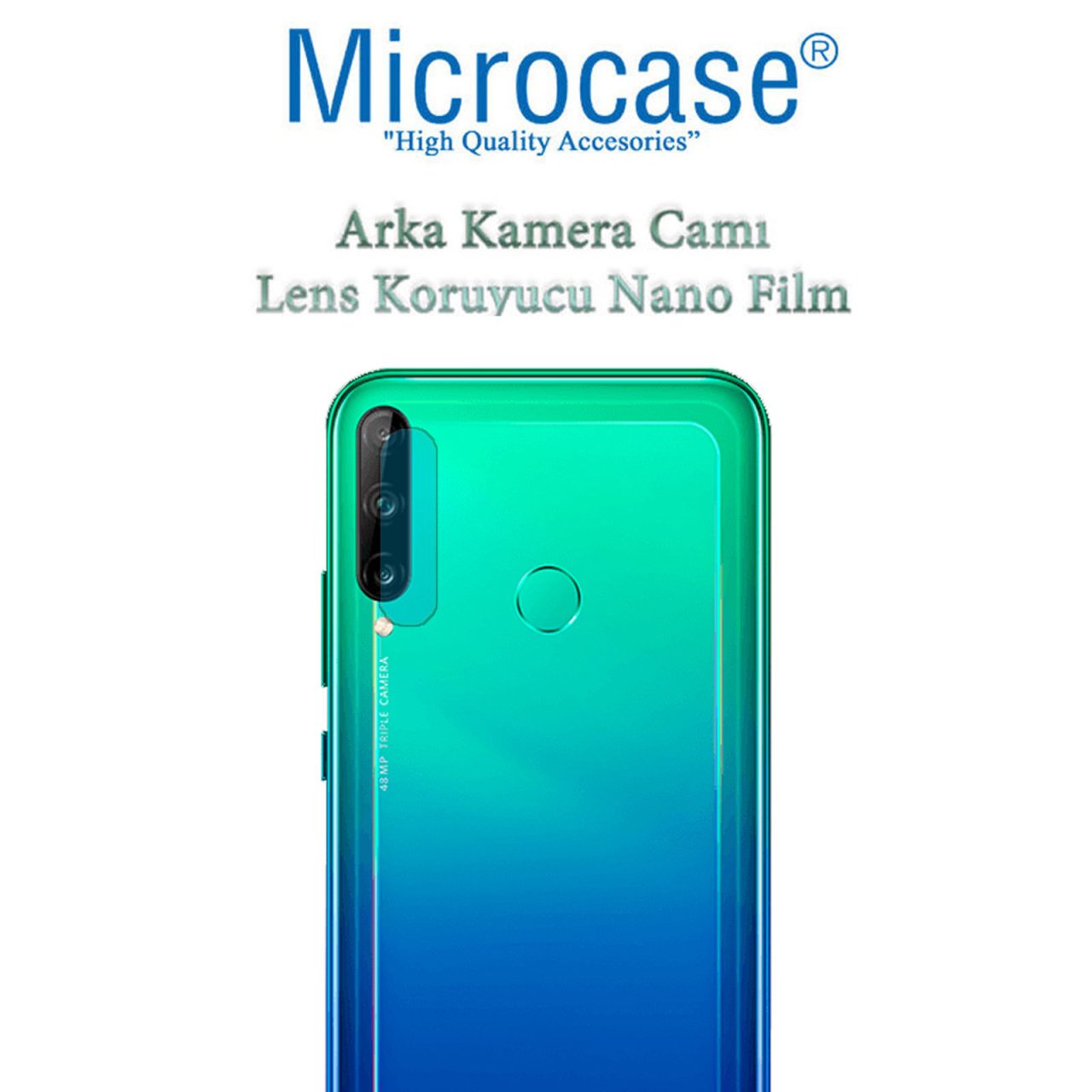 Huawei P40 Lite E Kamera Camı Lens Koruyucu Nano Esnek Film