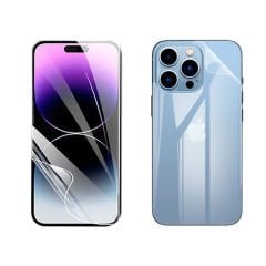 Microcase Apple iPhone 14 Pro Full Ön Arka Kaplama TPU Soft Koruma Filmi