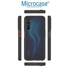 Microcase Realme 6 Pro London Serisi Sert Kılıf - Buzlu Siyah