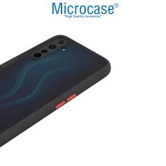 Microcase Realme 6 Pro London Serisi Sert Kılıf - Buzlu Siyah