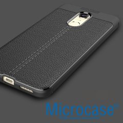 Xiaomi Redmi 5 5.7' Leather Tpu Silikon Kılıf + Tempered Cam