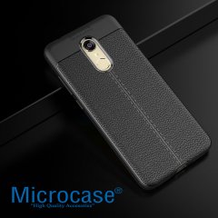 Xiaomi Redmi 5 5.7' Leather Tpu Silikon Kılıf + Tempered Cam