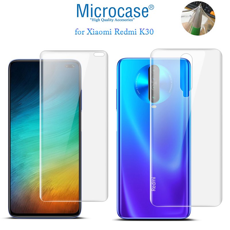 Microcase Xiaomi Redmi K30 Full Ön Arka Kaplama Koruma Filmi