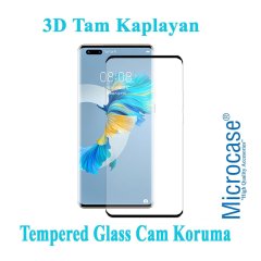 Huawei Mate 40 Pro 3D Curved Tam Kaplayan Tempered Glass