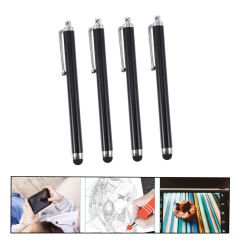 Microcase Universal Tüm Dokunmatik Cihazlarla Uyumlu Akıllı Dokunmatik Kalem 4 Adet AL4648 Siyah