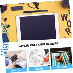 Microcase Universal Tüm Dokunmatik Cihazlarla Uyumlu Akıllı Dokunmatik Kalem 2 Adet AL4648 Siyah