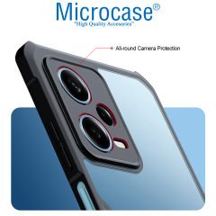 Microcase Xiaomi Redmi Note 12 Pro Plus Global ile uyumlu Airbag Serisi Darbeye Dayanıklı Köşe Korumalı Tpu Kılıf - AL3370