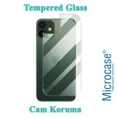 iPhone 12 Arka Kapak için Tempered Cam Koruma