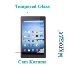 Microcase Amazon Fire HD 10 2019 Tablet Tempered Glass Koruma