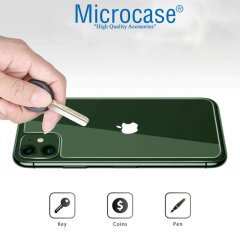 iPhone 12 Mini Arka Kapak için Tempered Cam Koruma