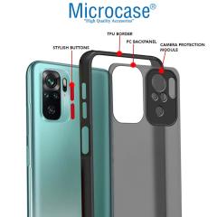 Microcase Xiaomi Redmi Note 10S London Serisi Kılıf - Buzlu Siyah