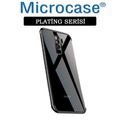 Microcase Xiaomi Redmi 9 Plating Series Soft Silikon Kılıf - Siyah
