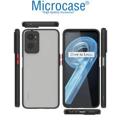 Microcase Realme 9i 4G / Oppo A36 London Serisi Darbeye Dayanıklı Kılıf - Siyah AL3415