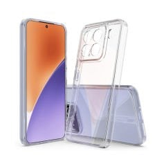 Microcase Xiaomi 15 Pro ile Uyumlu Slim Serisi Soft TPU Silikon Kılıf - Şeffaf AL3324