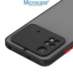 Microcase Xiaomi Poco X4 Pro 5G London Serisi Darbeye Dayanıklı Kılıf - Buzlu Siyah