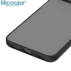 Microcase Xiaomi Poco X4 Pro 5G London Serisi Darbeye Dayanıklı Kılıf - Buzlu Siyah