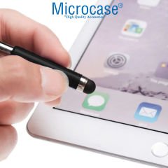 Microcase Universal Tüm Dokunmatik Cihazlarla Uyumlu Akıllı Mini Dokunmatik Kalem 1 Adet AL4649 Siyah