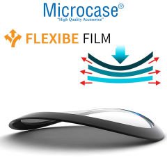 Microcase Huawei Watch Ultimate Tam Kaplayan Kavisli Ekran Koruyucu 3D Pet Film - Siyah AL3385