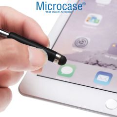 Microcase Universal Tüm Dokunmatik Cihazlarla Uyumlu Akıllı Mini Dokunmatik Kalem 2 Adet AL4649 Siyah