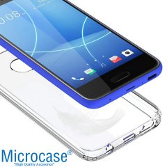 HTC U11 Life İnce Soft Silikon Kılıf + Tempered Cam