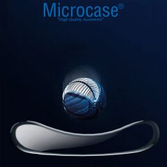 Microcase Xiaomi Mi Band 8 Tam Kaplayan Kavisli Ekran Koruyucu 3D Pet Film - Siyah AL3385