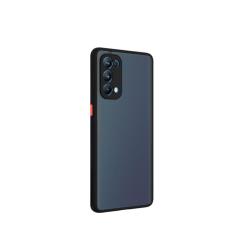 Microcase Oppo Reno 5 (5G) London Serisi Kılıf - Buzlu Siyah