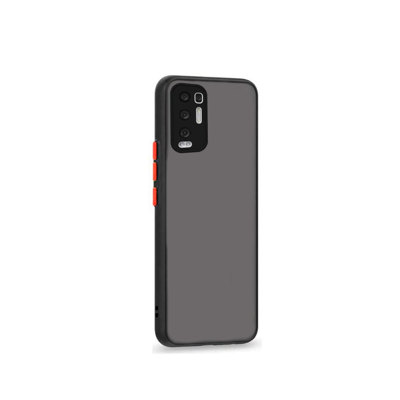 Microcase Oppo Reno 5 Pro Plus London Serisi Kılıf - Buzlu Siyah