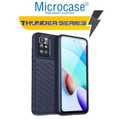 Microcase Xiaomi Redmi 10 Thunder Serisi Darbeye Dayanıklı Silikon Kılıf - Mavi