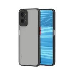 Microcase Realme GT2 / Realme GT Neo2 London Serisi Darbeye Dayanıklı Kılıf - Siyah AL3415