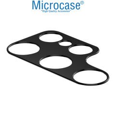 Microcase Samsung Galaxy S23 Ultra Kamera Lens Koruma Halkası - Kapalı Tasarım Siyah AL3401