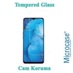 Microcase Oppo Reno 3 - Oppo A91 Tempered Glass Cam Ekran Koruma