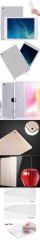 iPad 6 Air 2 Ultra İnce Silikon Kılıf + Ekran Film