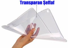 iPad 6 Air 2 Ultra İnce Silikon Kılıf + Ekran Film