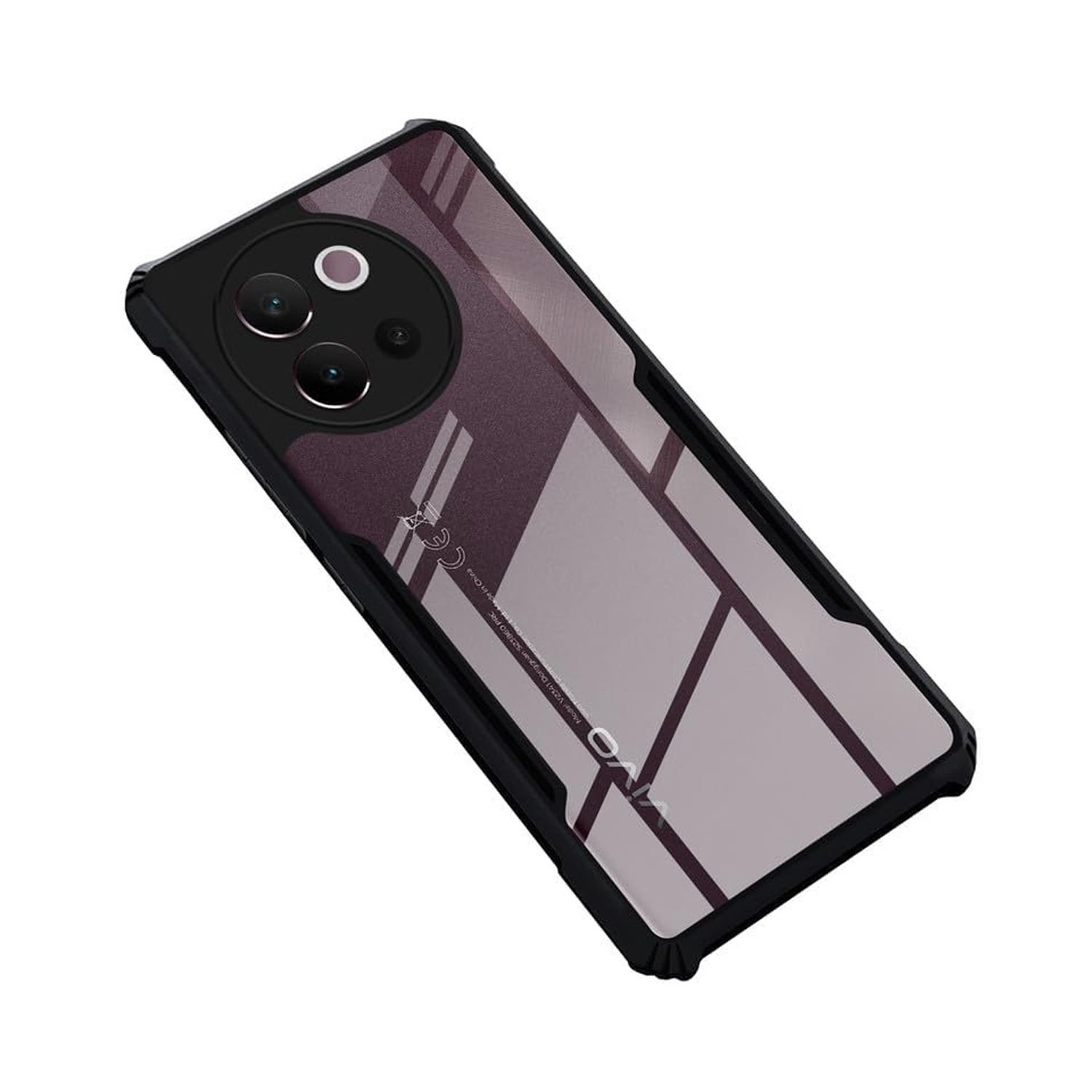 Microcase Vivo v40 Lite ile uyumlu Airbag Serisi Darbeye Dayanıklı Köşe Korumalı Tpu Kılıf - AL3370