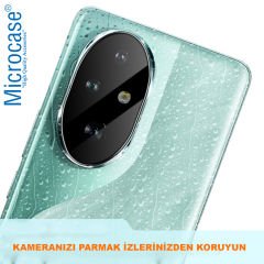 Microcase Honor 200 Pro Uyumlu Kamera Lens Koruma Halkası - Kapalı Tasarım -Siyah AL3401