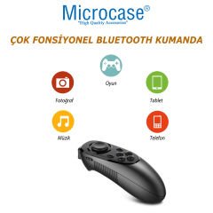Microcase  VR Sanal Gerçeklik Gözlükleri için Kablosuz Bluetooth Kumanda  Çok Fonksiyonlu Joystick Gamepad-AL4818