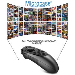 Microcase  VR Sanal Gerçeklik Gözlükleri için Kablosuz Bluetooth Kumanda  Çok Fonksiyonlu Joystick Gamepad-AL4818