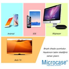 Microcase  VR Sanal Gerçeklik Gözlükleri için Kablosuz Bluetooth Kumanda  Çok Fonksiyonlu Joystick Gamepad-AL4818