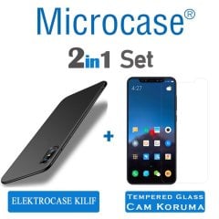 Microcase Xiaomi Mi 8 Pro Elektrocase Serisi Silikon Kılıf + CAM