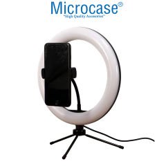 Microcase  2in1 Selfie Ring  Halka Işıklar için   Yedek Parça Telefon Tutucu  Set -AL4817