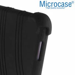 Microcase iPad 10.9 inch 2022 10.Nesil Tablet için Standlı Silikon Kılıf - Siyah AL3309