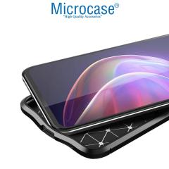 Microcase Vivo V21 4G Leather Tpu Silikon Kılıf - Siyah