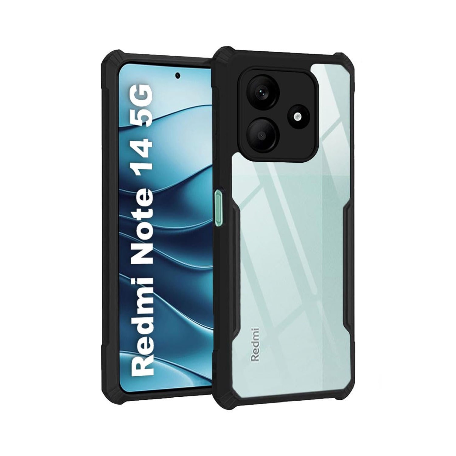 Microcase Xiaomi Redmi Note 14 5G ile uyumlu Airbag Serisi Darbeye Dayanıklı Köşe Korumalı Tpu Kılıf - AL3370