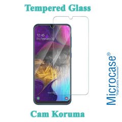 Microcase Samsung Galaxy A20e King Serisi Armor Perfect Koruma Kılıf Siyah + Tempered Glass Cam Koruma (SEÇENEKLİ)