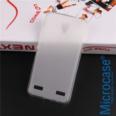 ZTE Blade A520 Pudding Serisi Silikon Kılıf Şeffaf + Cam Koruma