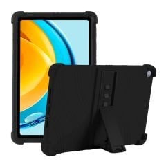 Microcase Huawei MatePad SE 10.4 inch 2022 Tablet için Standlı Silikon Kılıf - Siyah AL3309