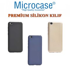 Microcase Xiaomi Redmi Go Premium Matte Silikon Kılıf + Tempered Glass Cam Koruma (SEÇ)