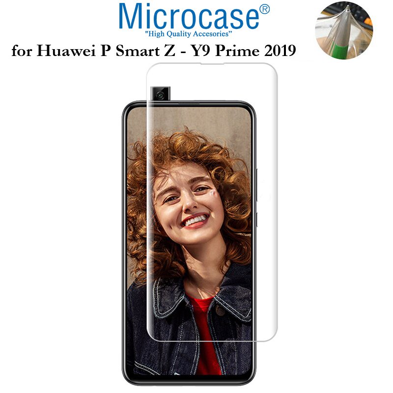 Microcase Huawei P Smart Z - Y9 Prime 2019 Full Ön Kaplama Koruma Filmi